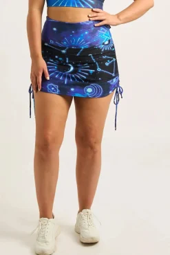 Bball Mesh High Waisted Tie Side Skort - Imagine Nation