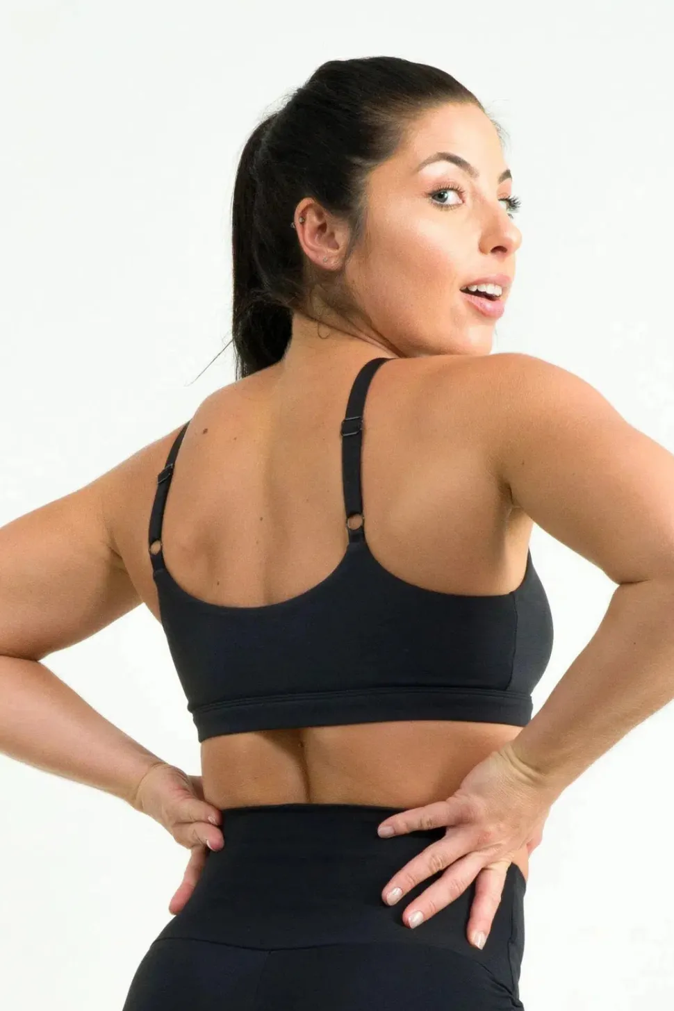 Black Body Contouring - Bralette Crop