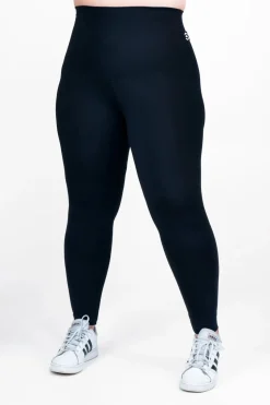 Black Body Contouring - Extra High Waisted Leggings