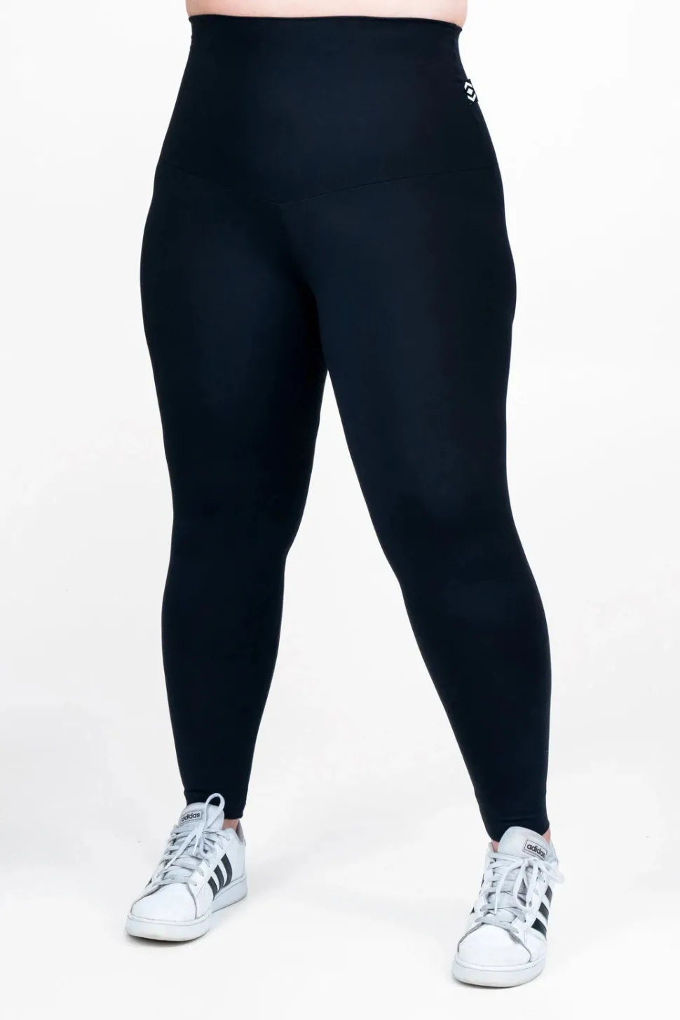 Black Body Contouring - Extra High Waisted Leggings
