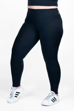 Black Body Contouring - High Waisted Leggings