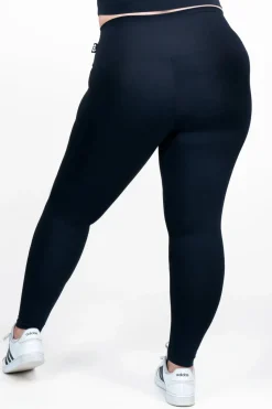 Black Body Contouring - High Waisted Leggings