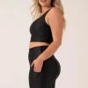 Black Exotic Touch Jag - Panel Pocket High Waisted Long Shorts