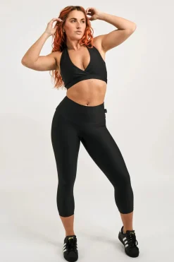 Black Performance - Booty Scrunch High Waisted Capri Leggings