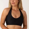 Black Performance - Deep V Crop
