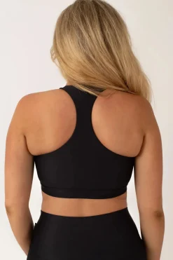 Black Performance - Deep V Crop