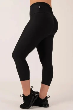 Black Performance - Double Booty Scrunch High Waisted Capri Leggings
