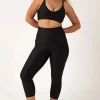 Black Performance - Extra High Waisted Capri Leggings
