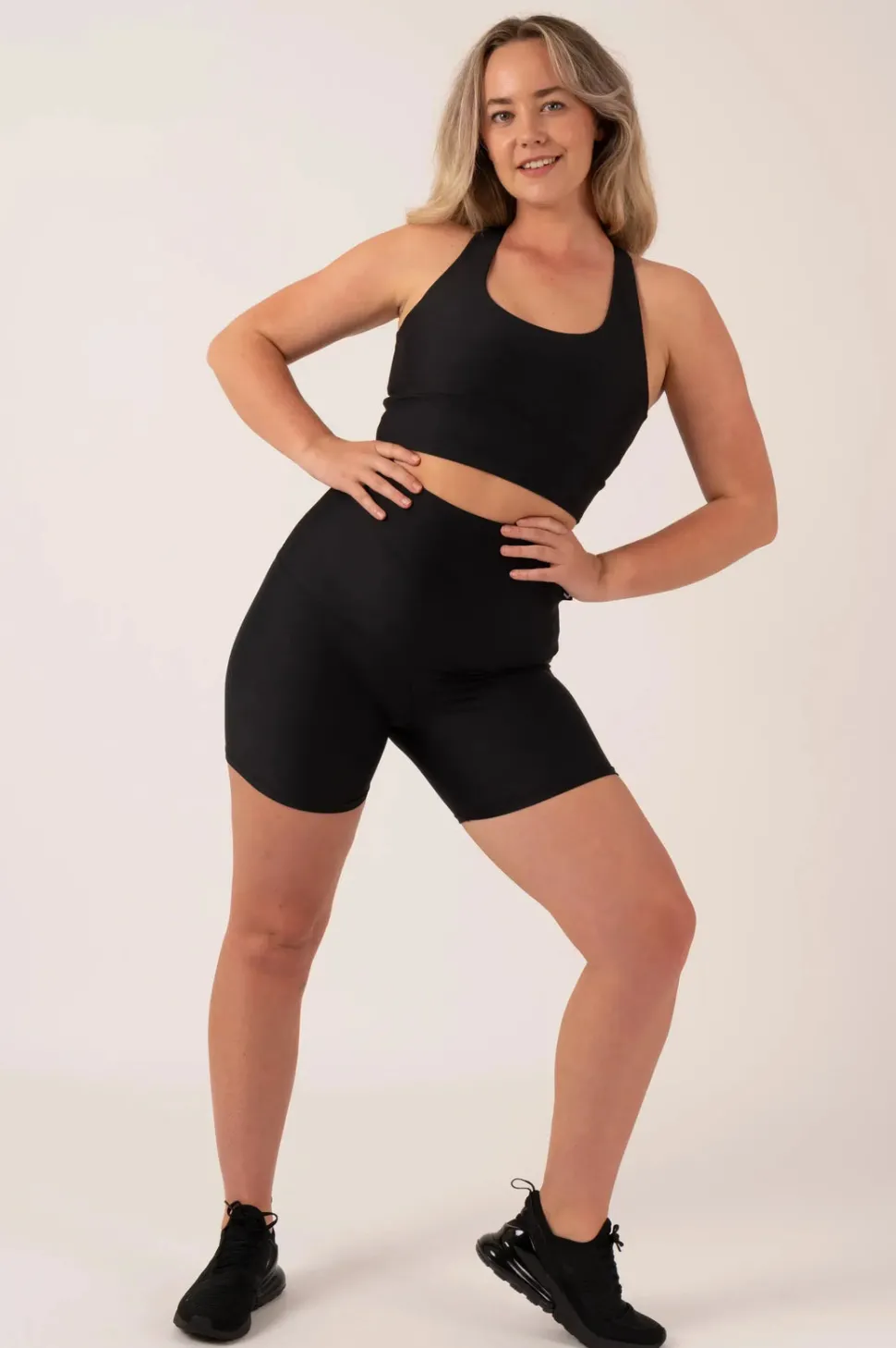 Black Performance - Extra High Waisted Booty Shorts