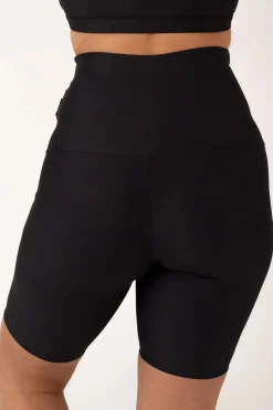 Black Performance - Extra High Waisted Long Shorts