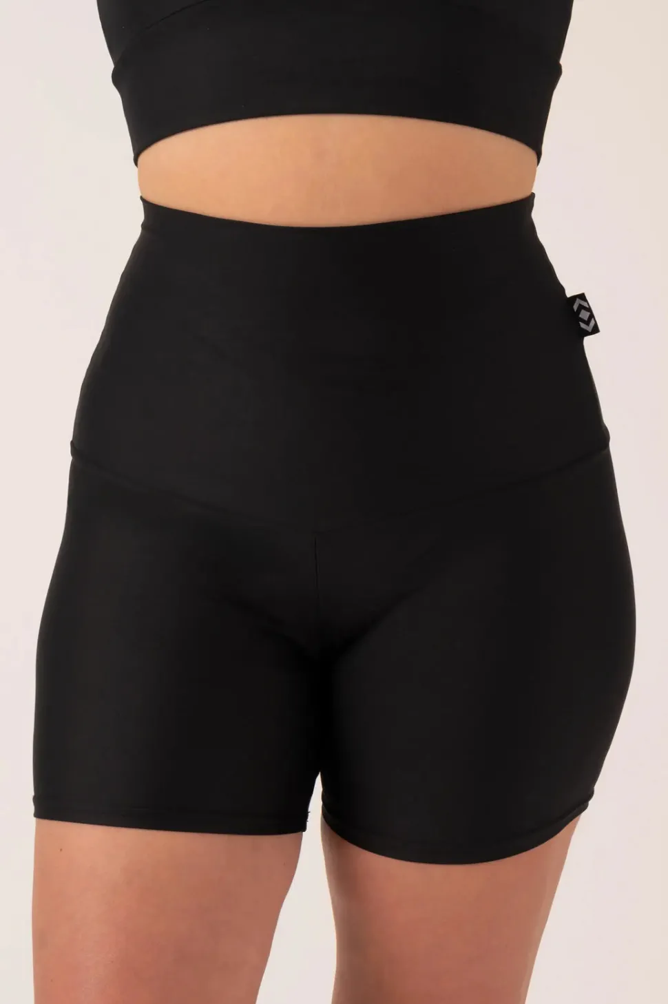 Black Performance - Extra High Waisted Booty Shorts