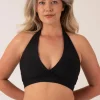 Black Performance - Halter Crop