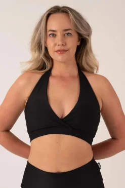 Black Performance - Halter Crop