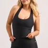 Black Performance - Luxe Longline T Back Comfort Crop Top