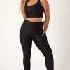 Black Performance - Panel Pocket Extra High Waisted Leggings