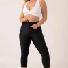 Black Performance - Pocket Booty Shaper Drawstring Capri Leggings