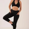 Black Performance - Pocket Booty Shaper High Waisted Capri Leggings