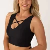 Black Performance - Reversible Comfort Crop Top