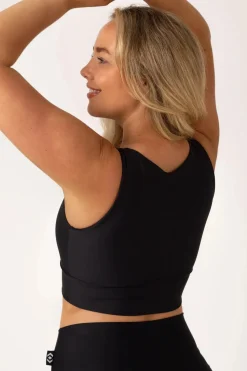 Black Performance - Reversible Comfort Crop Top
