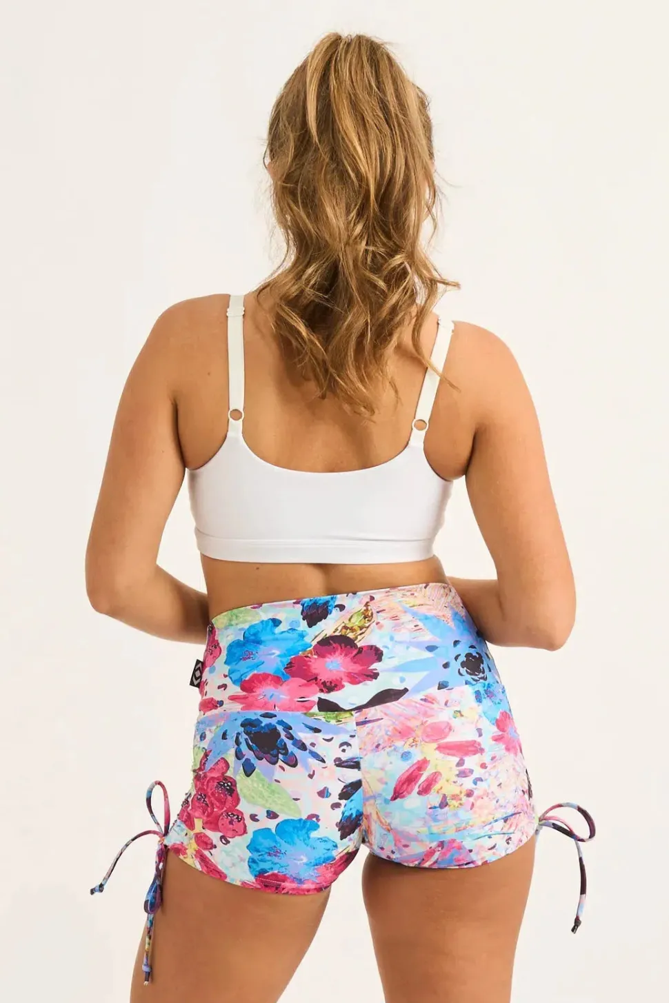Blessings Performance - High Waisted Tie Side Booty Shorts