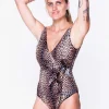 Body Contouring Wrap One Piece W/ Extra Coverage Bottoms - Jag Swag
