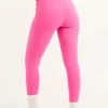Candy Pink Body Contouring - High Waisted 7/8 Leggings