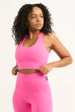Candy Pink Body Contouring - T Back Comfort Crop Top