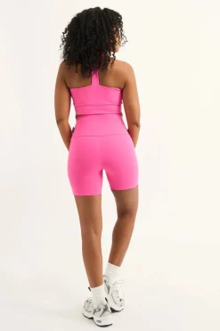 Candy Pink Body Contouring - High Waisted Booty Shorts