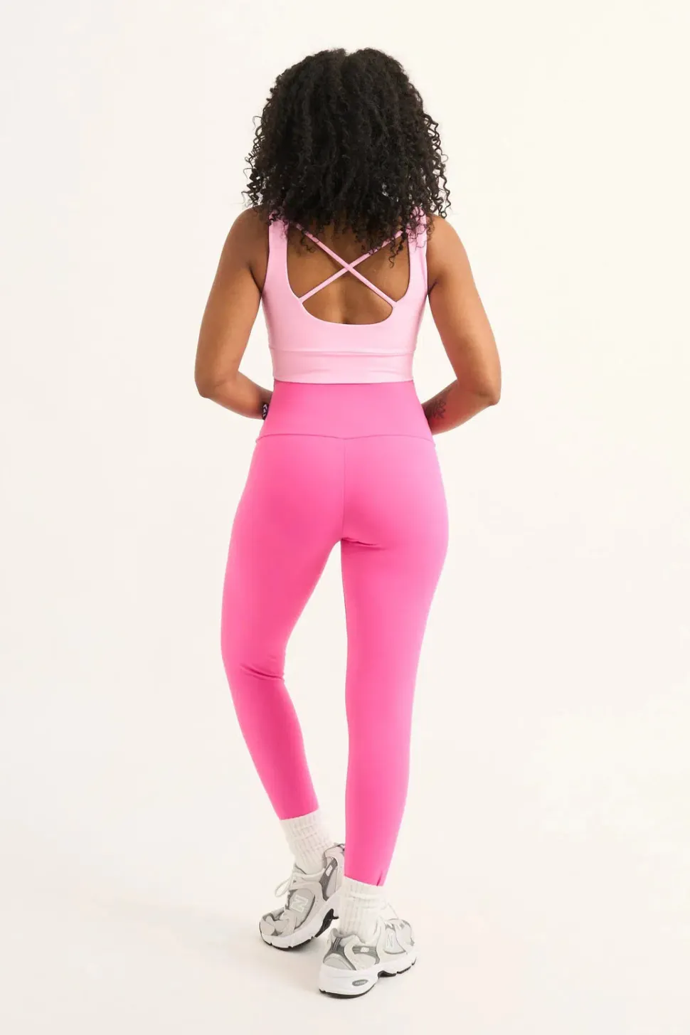 Candy Pink Body Contouring - High Waisted Leggings