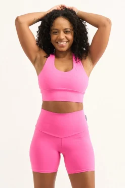 Candy Pink Body Contouring - High Waisted Booty Shorts