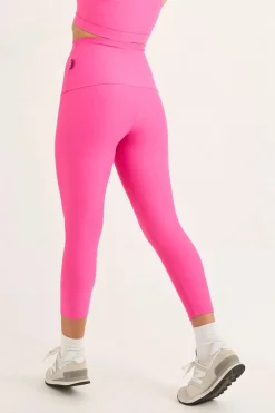 Candy Pink Performance - Extra High Waisted Capri Leggings