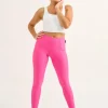 Candy Pink Performance - Tummy Control High Waisted Leggings