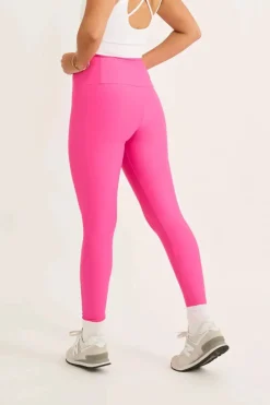 Candy Pink Performance - Tummy Control High Waisted Leggings