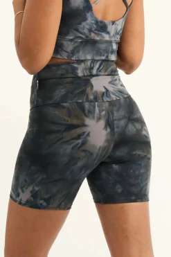 Dark and Moody Tie Dye Body Contouring - High Waisted Booty Shorts