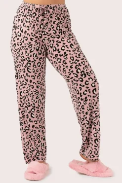 Dusty Pink Leopard Mania Modal - Lounge Pant