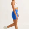 Electric Blue Body Contouring - High Waisted Booty Shorts