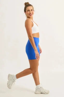 Electric Blue Body Contouring - High Waisted Booty Shorts