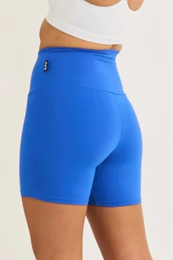 Electric Blue Body Contouring - High Waisted Booty Shorts