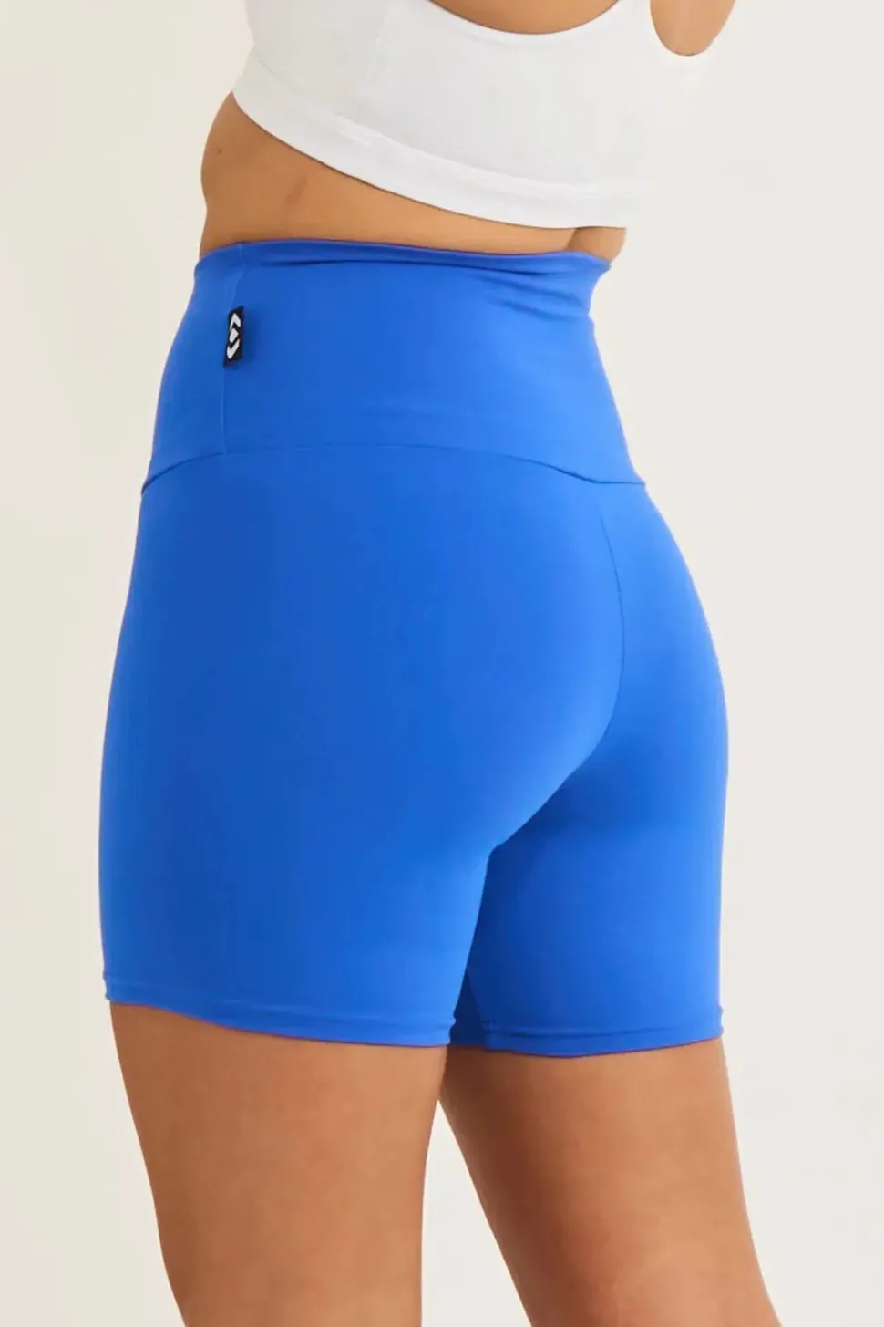 Electric Blue Body Contouring - High Waisted Booty Shorts
