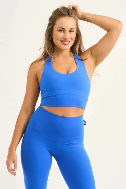 Electric Blue Body Contouring - T Back Comfort Crop Top