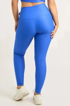 Electric Blue Performance - High Waisted Leggings