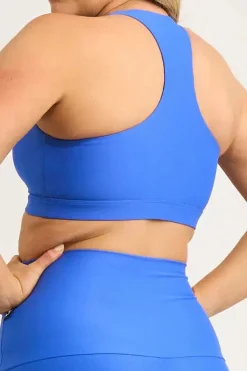 Electric Blue Performance - Cross Over Crop