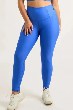 Electric Blue Performance - Tummy Control High Waisted Leggings