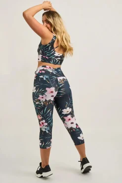 Exotic At Heart Performance - Double Booty Scrunch High Waisted Capri Leggings