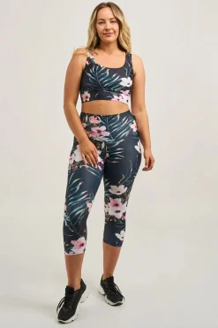 Exotic At Heart Performance - Double Booty Scrunch High Waisted Capri Leggings