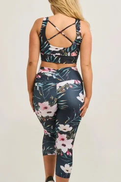 Exotic At Heart Performance - Double Booty Scrunch High Waisted Capri Leggings