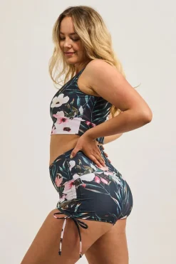 Exotic at Heart Performance - High Waisted Tie Side Booty Shorts