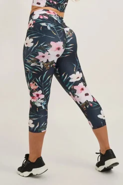 Exotic At Heart Performance - Double Booty Scrunch High Waisted Capri Leggings