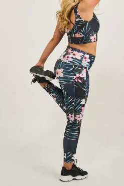 Exotic At Heart Performance - Panel Pocket High Waisted Leggings