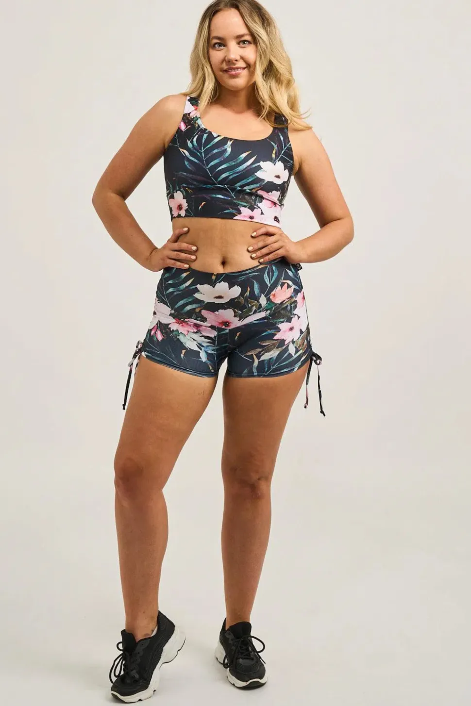 Exotic at Heart Performance - High Waisted Tie Side Booty Shorts